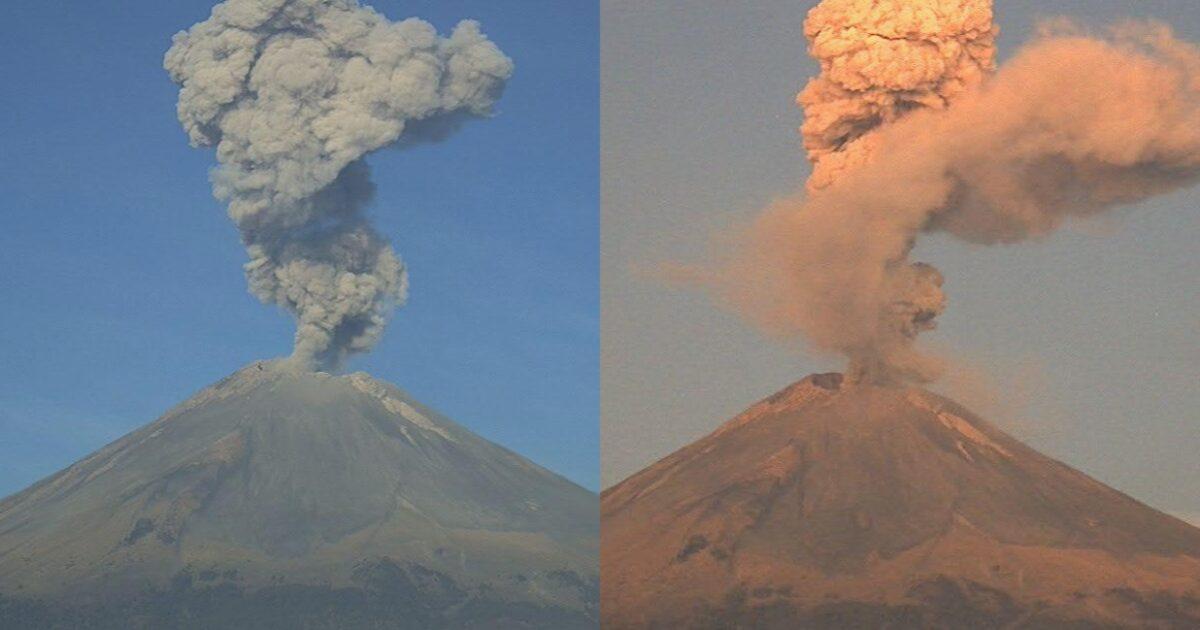 Registra Popocatépetl mayor actividad volcánica en las últimas horas