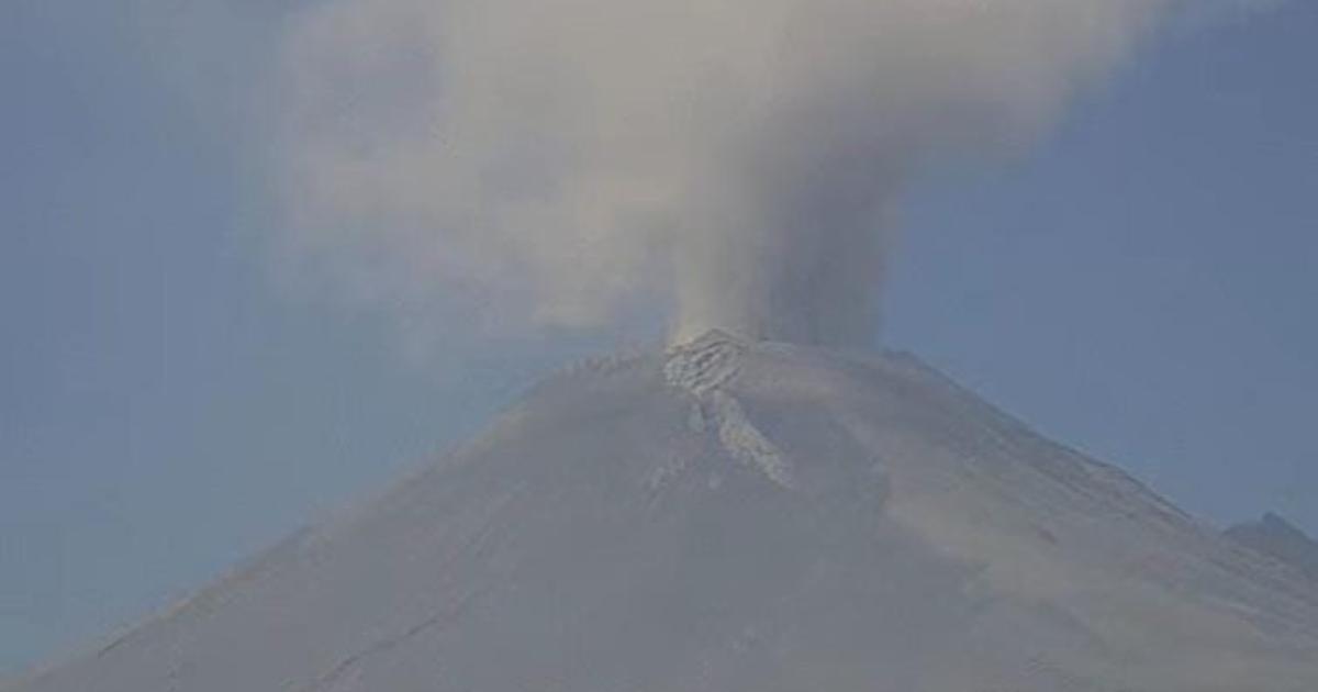 Registra volcán Popocatépetl 19 exhalaciones en las últimas horas