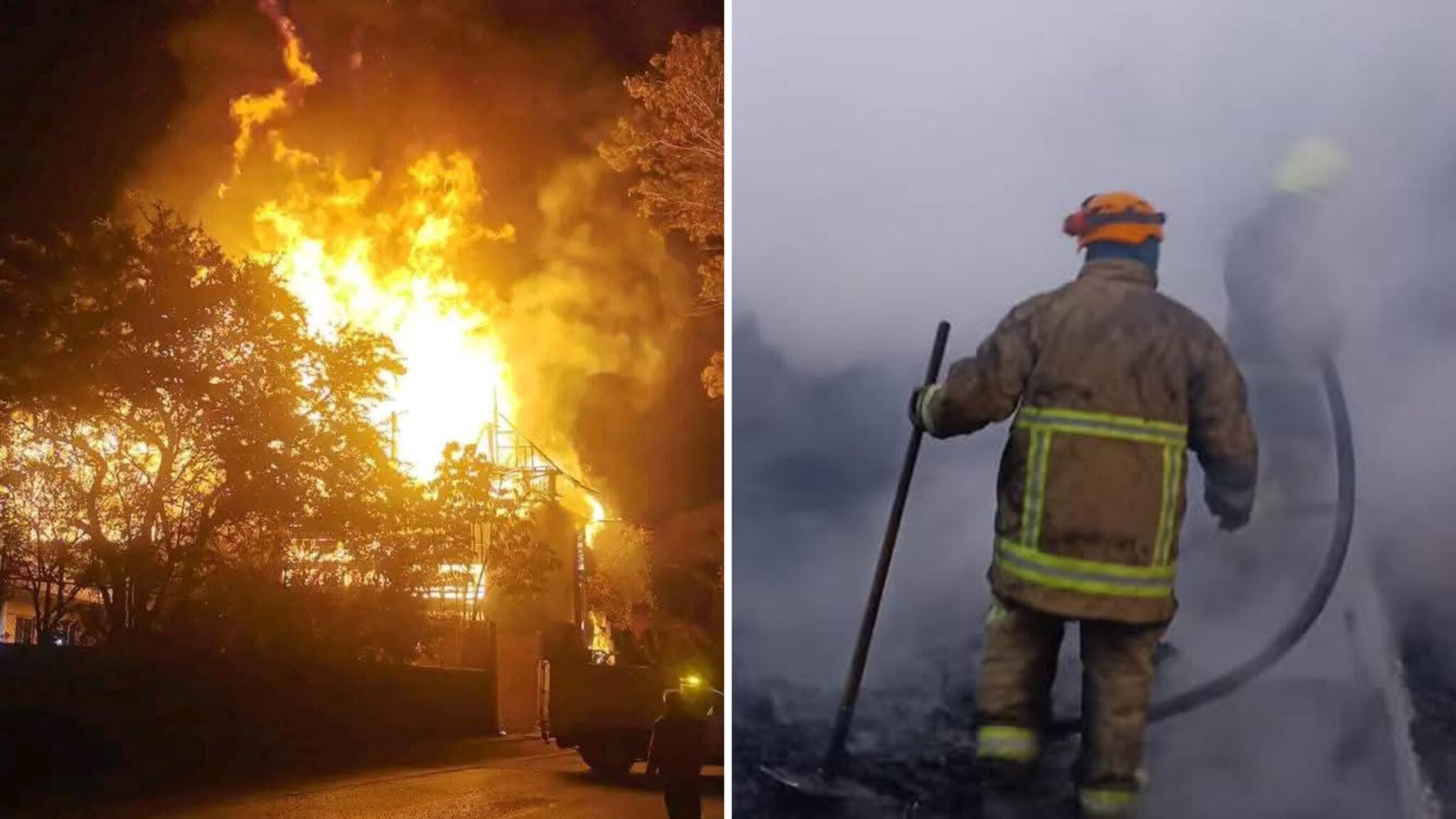 Fuerte incendio en el hotel Horus de Tepoztlán deja cuantiosos daños