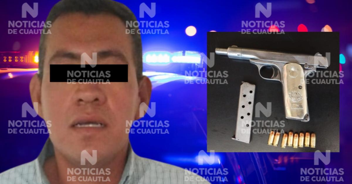 Detiene Policía Del Mando Coordinado En Cuautla A Sujeto Por Andar Armado Noticias De Cuautla 4905