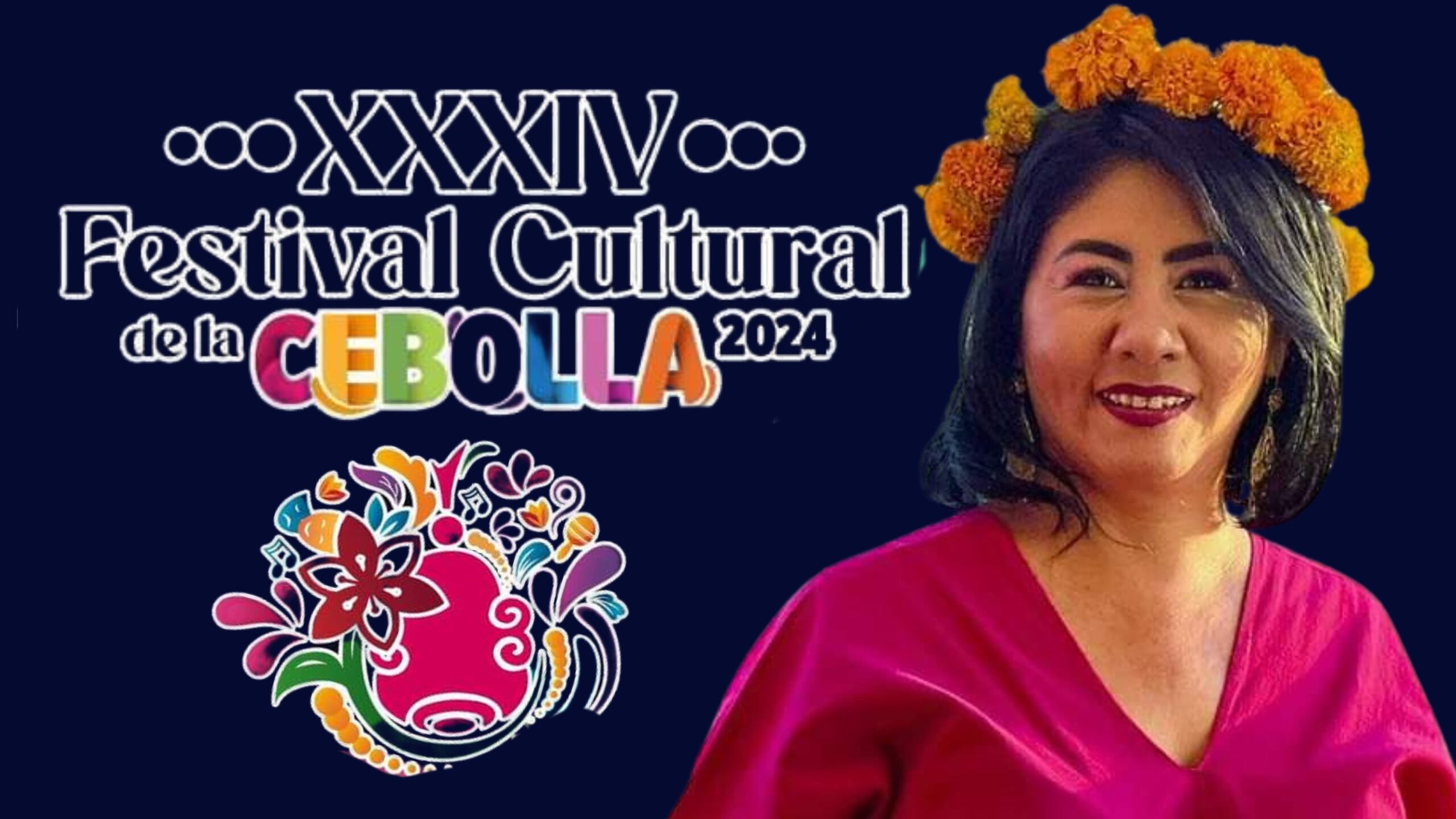 Brenda Guerra presentó la cartelera del Festival Cultural de la Cebolla 2024