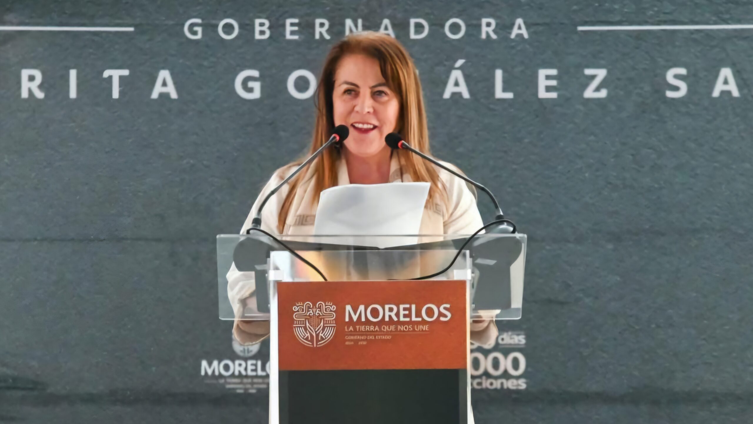 La gobernadora Margarita González asegura que el Ejecutivo atiende la seguridad pública