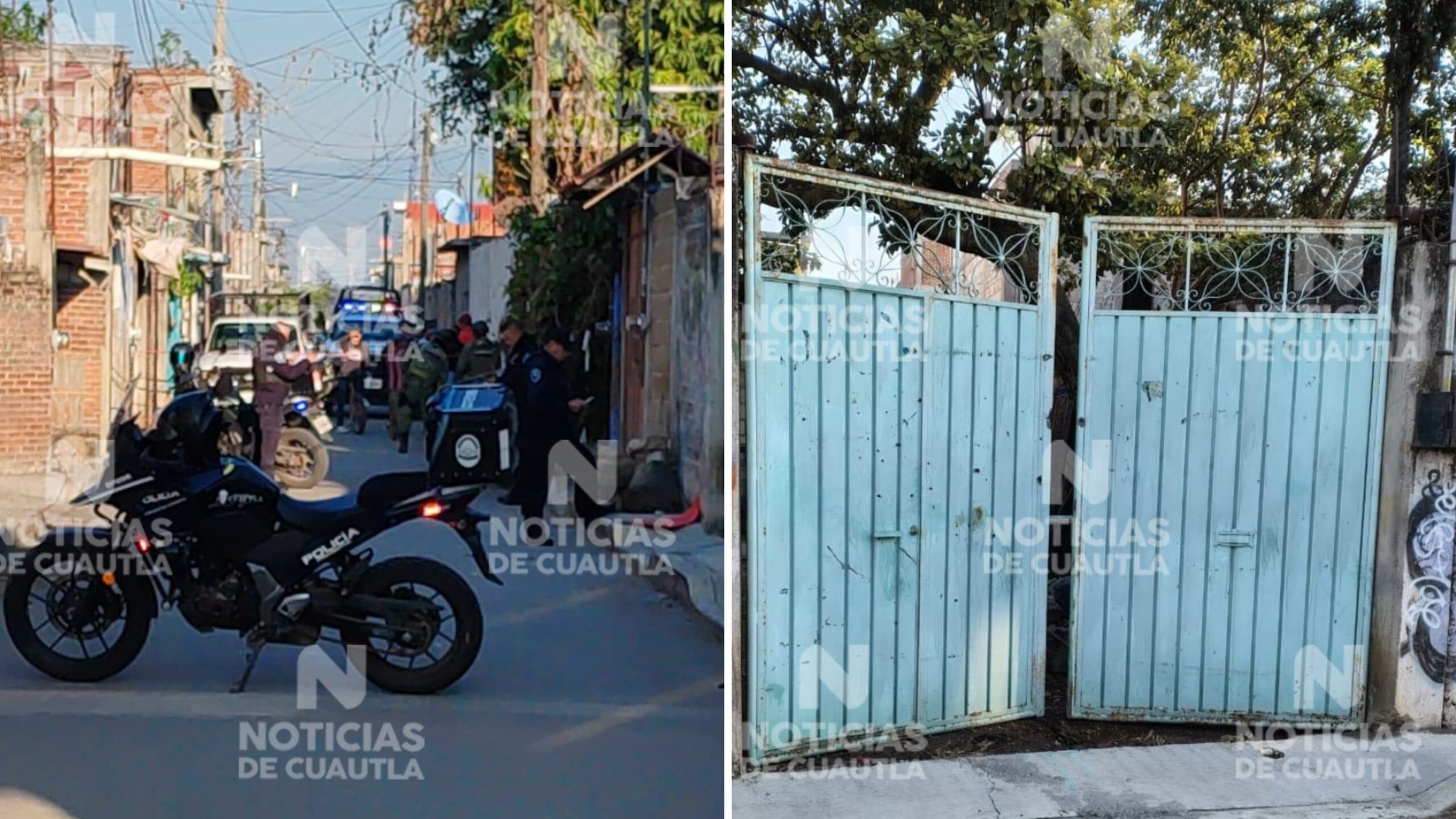 Atacan a balazos casa en el Año de Juárez en Cuautla y dejan mensaje