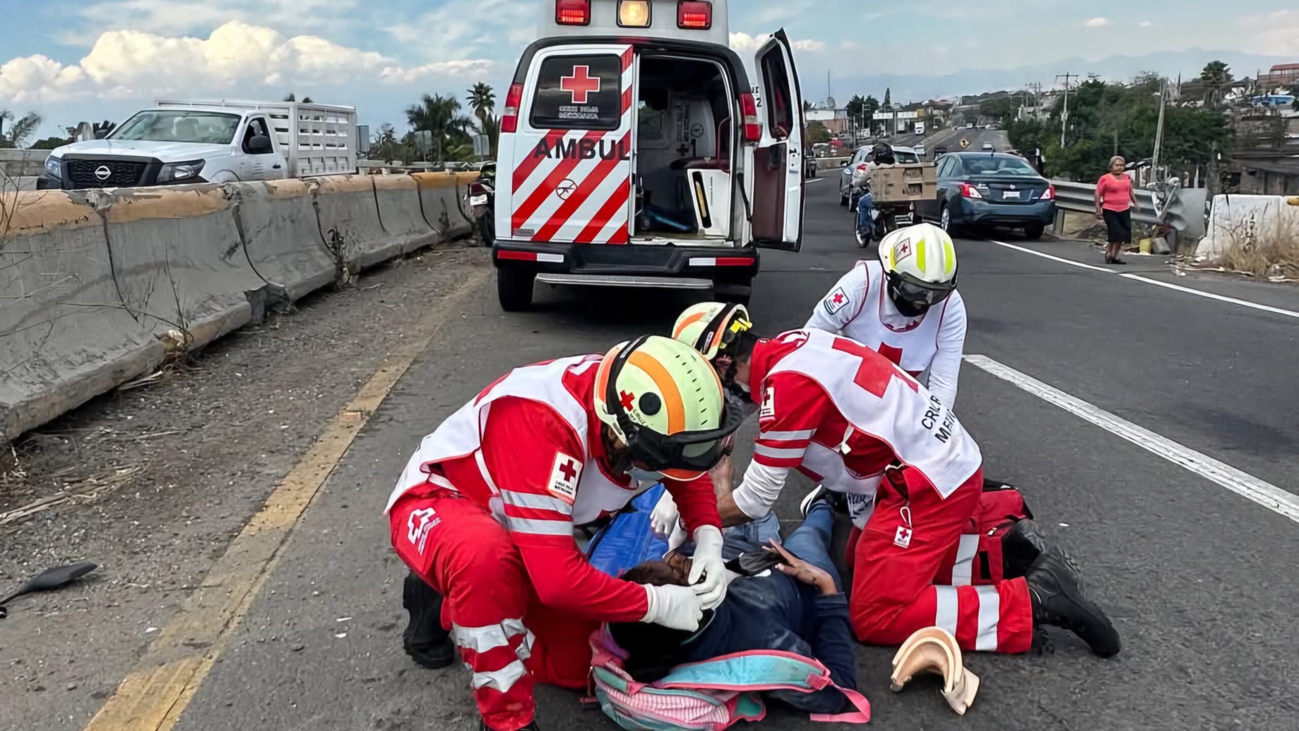 Accidentes de motos sigue siendo la principal atención de la Cruz Roja