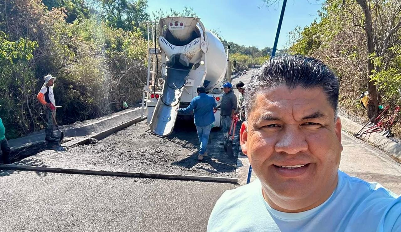 Realiza Paco Sánchez, recorrido de supervisión de obras en Yecapixtla