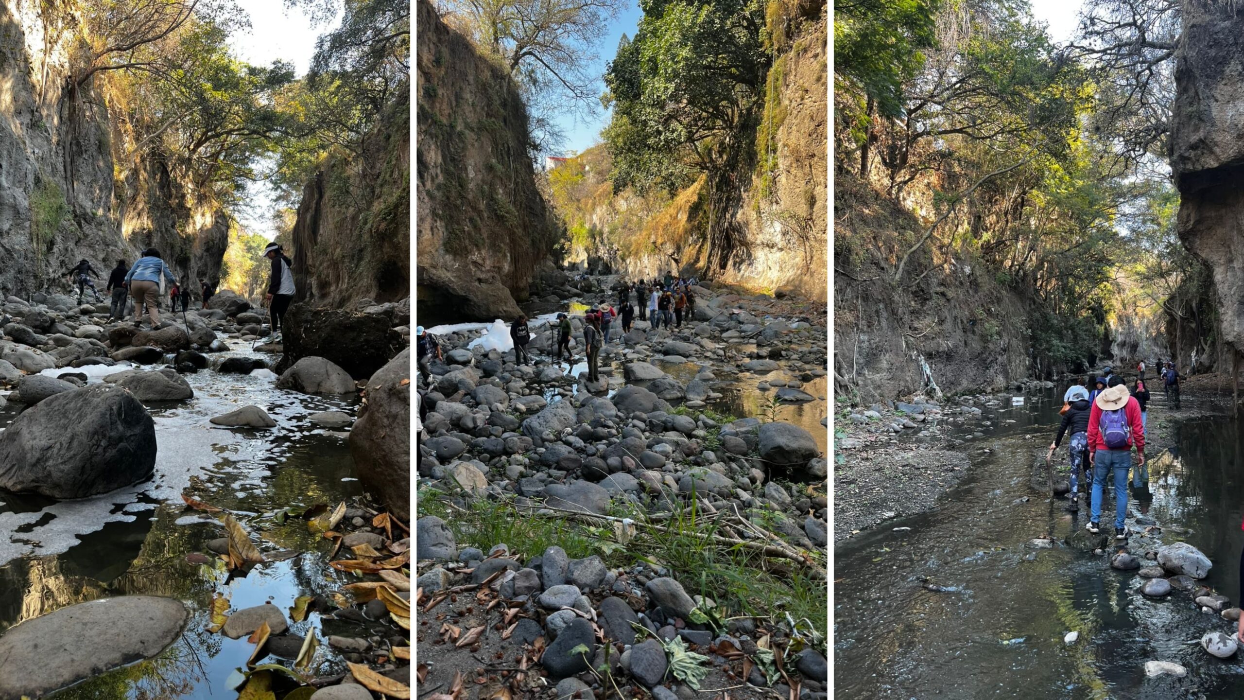 Secretaría de Desarrollo Sustentable impulsa senderismo recreativo en el Río Cuautla