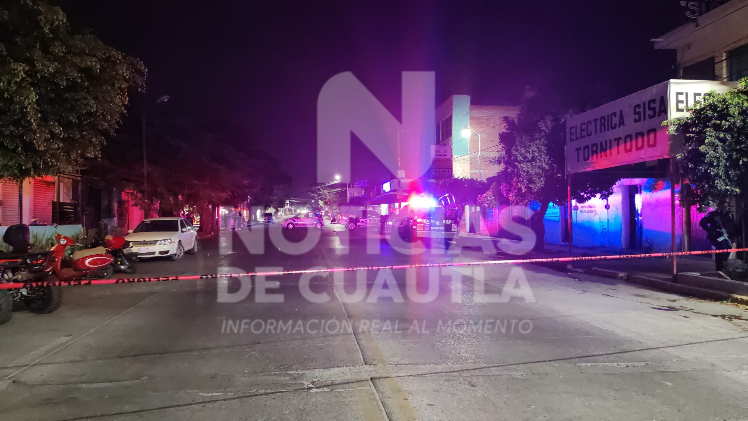 Atacan a balazos a 2 personas en el bar Fact 23 de Insurgentes en Cuautla