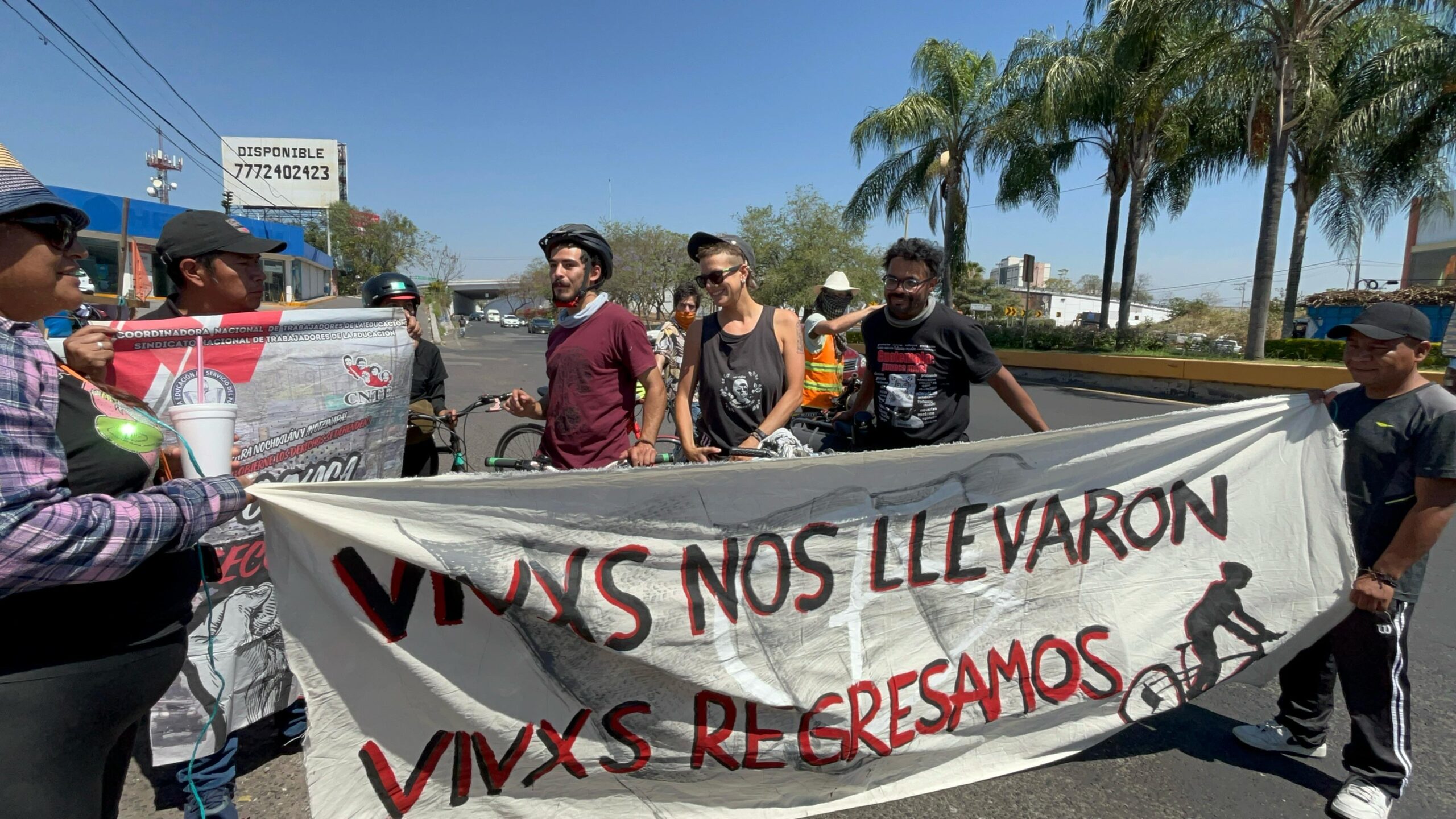 Llega caravana ciclista de la resistencia a Cuautla