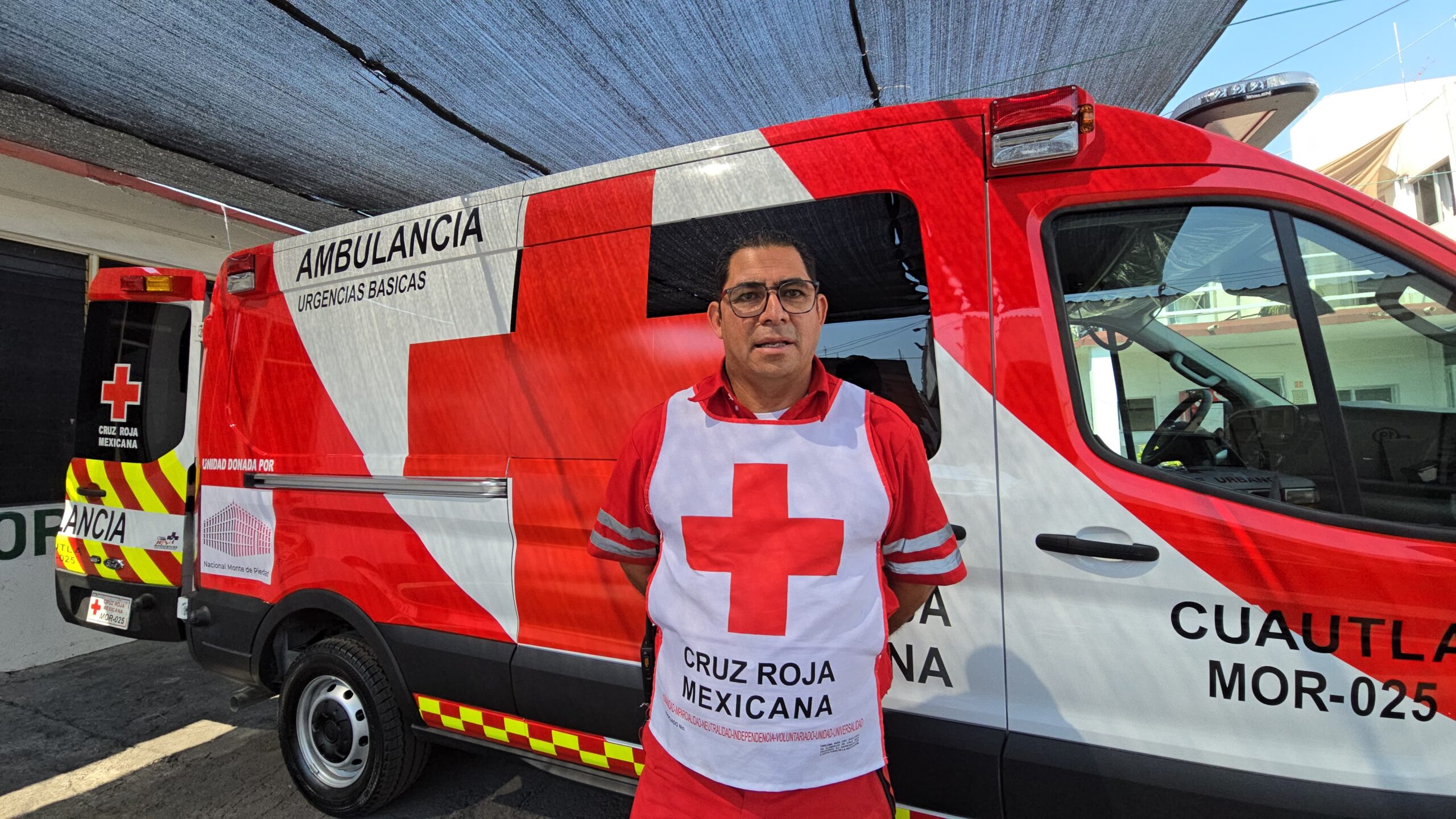 Cruz Roja Cuautla recibe nueva ambulancia