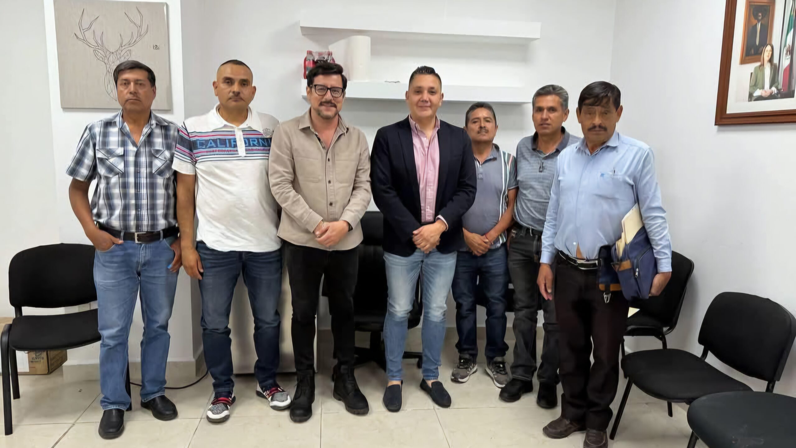 Se reúnen ruteros con Alcalde de Ocuituco y Coordinador de Movilidad y Transporte