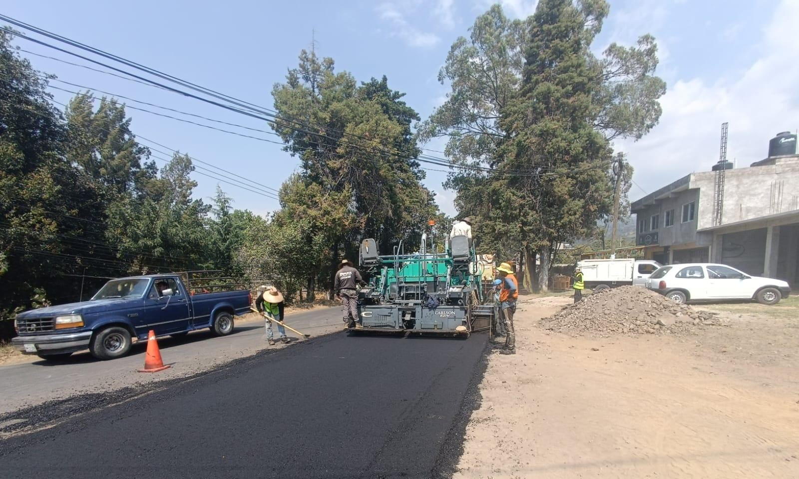 Avanza conservación de rutas de evacuación del Popocatépetl en Morelos