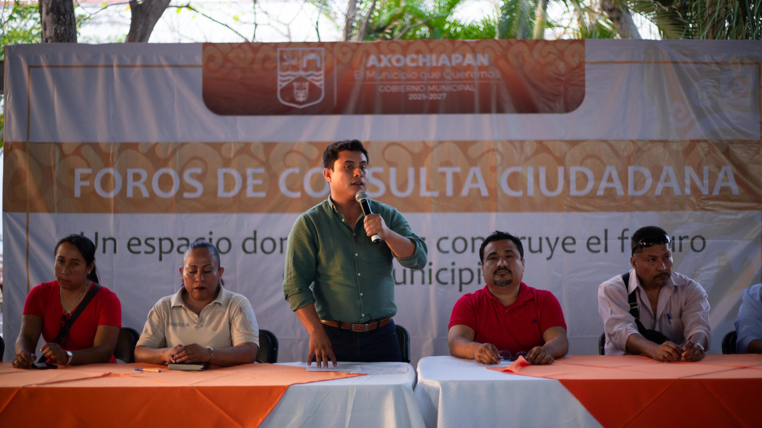 Lleva Marco Cuate foros de participación ciudadana a comunidades de Axochiapan